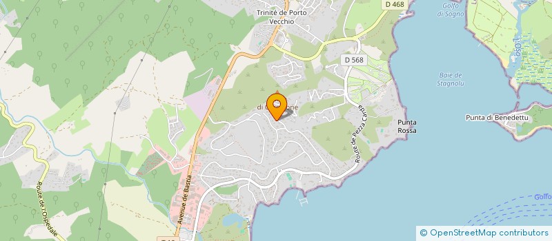 localisation de l'entreprise SOCAMA SUD à PORTO-VECCHIO