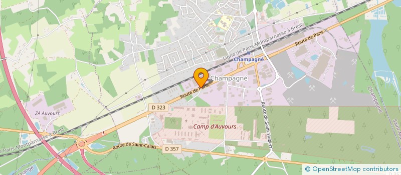 localisation de l'entreprise SOCAMAINE à CHAMPAGNE