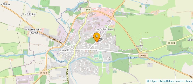 localisation de l'entreprise SOCAMI à CANDE