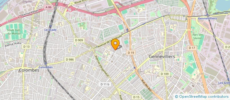 localisation de l'entreprise SOCAMPI MULTI SERVICES à ASNIERES-SUR-SEINE