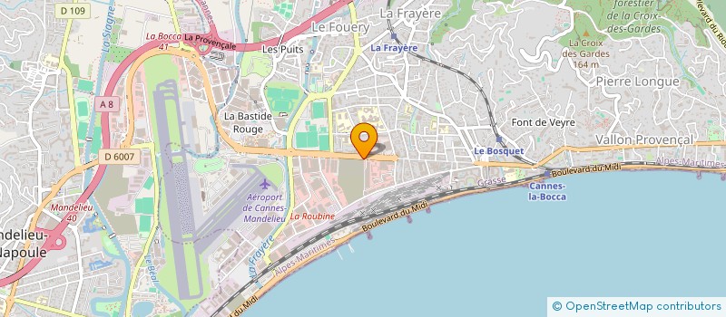 localisation de l'entreprise SOCANAM à CANNES