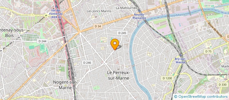 localisation de l'entreprise SOCANNES  LE PERREUX-SUR-MARNE