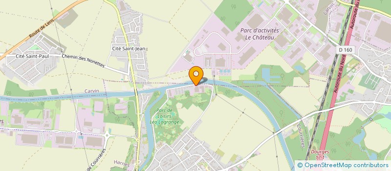 localisation de l'entreprise SOCAP BETSINOR à COURRIERES