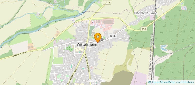 localisation de l'entreprise SOCAPA  WITTELSHEIM