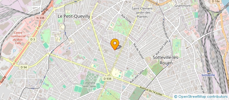 localisation de l'entreprise SOCAPE à LE PETIT-QUEVILLY
