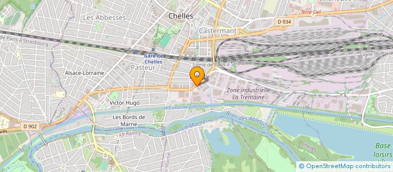 localisation de l'entreprise SOCAPLAM à CHELLES