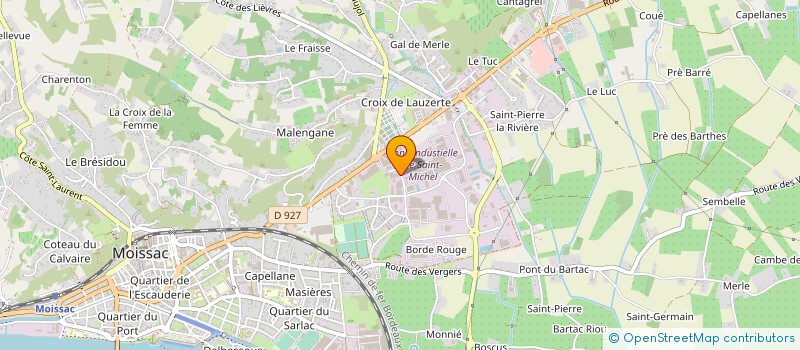 localisation de l'entreprise SOCAPRIM à MOISSAC