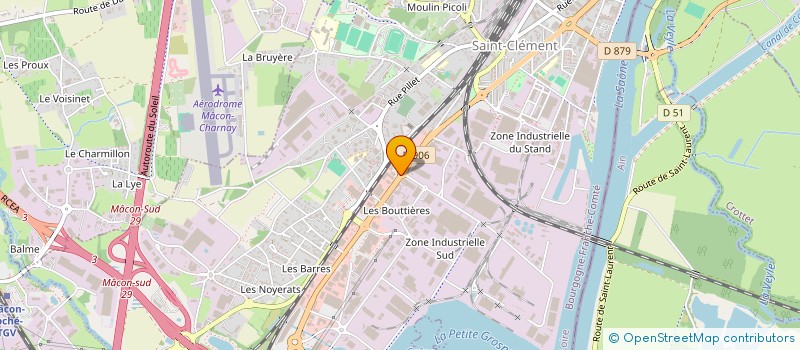 localisation de l'entreprise SOCAPRO  MACON