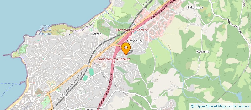 localisation de l'entreprise SOCAR à SAINT-JEAN-DE-LUZ