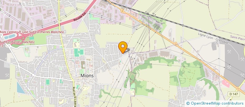 localisation de l'entreprise SOCARE  MIONS