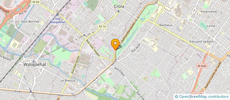 localisation de l'entreprise SOCARES à ROUBAIX