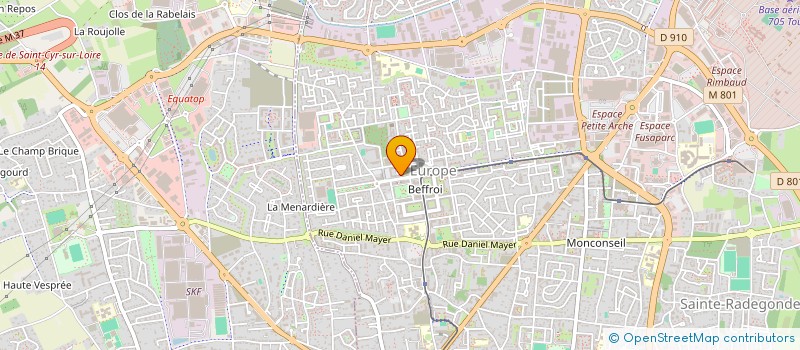 localisation de l'entreprise SOCARFIM à TOURS