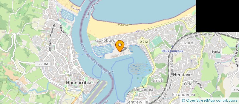 localisation de l'entreprise SOCARI  URRUGNE