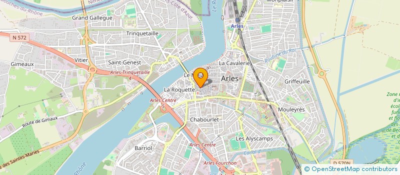 localisation de l'entreprise SOCARL à ARLES