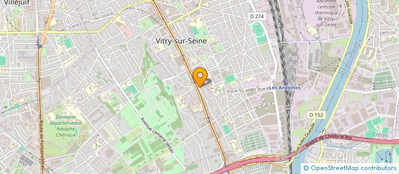 localisation de l'entreprise SOCARNES à VITRY-SUR-SEINE