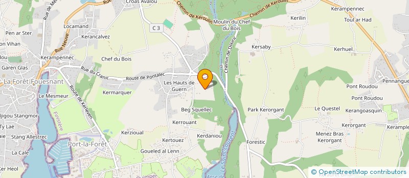 localisation de l'entreprise SOCARPOLE  LA FORET-FOUESNANT