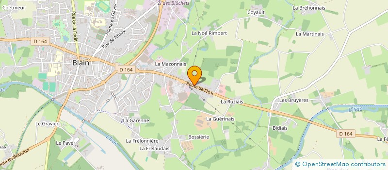 localisation de l'entreprise SOCARRE à BLAIN