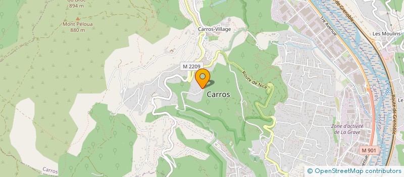 localisation de l'entreprise SOCARROS à CARROS