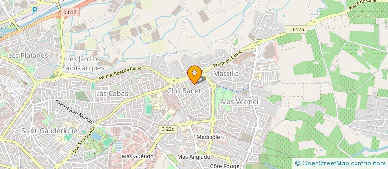 localisation de l'entreprise SOCAS  PERPIGNAN