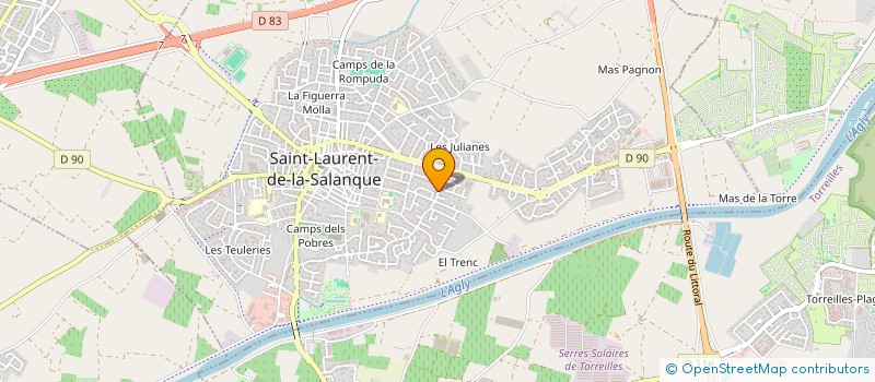 localisation de l'entreprise SOCASKI  SAINT-LAURENT-DE-LA-SALANQUE