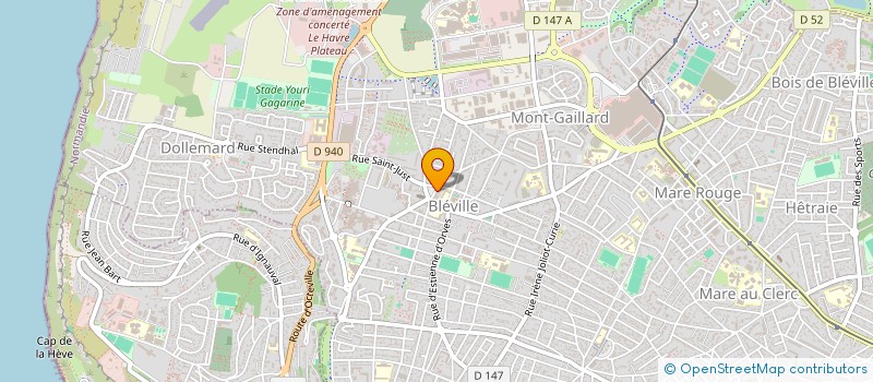 localisation de l'entreprise SOCASTEAK à LE HAVRE