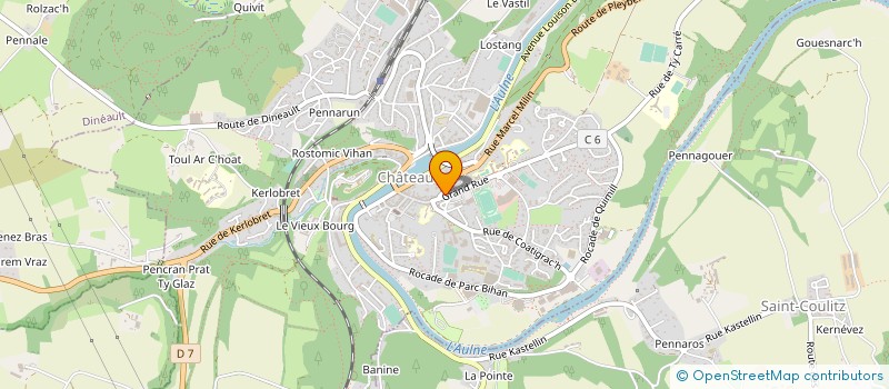 localisation de l'entreprise SOCASTLE à CHATEAULIN