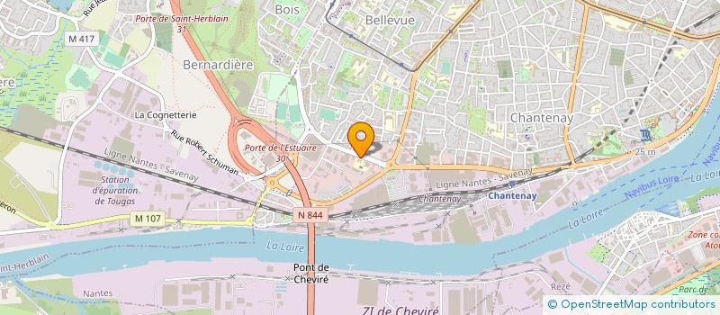 localisation de l'entreprise SOCAT à NANTES
