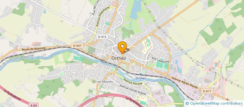 localisation de l'entreprise SOCAT STE ORTHEZIENNE DE CADEAUX ET ARTS DE LA TABLE à ORTHEZ