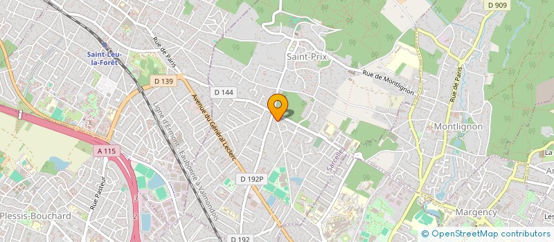 localisation de l'entreprise SOCATEK à SAINT-PRIX