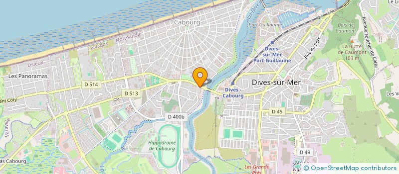 localisation de l'entreprise SOCATEL  CABOURG