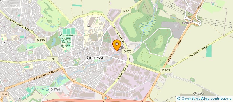localisation de l'entreprise SOCATUBE à GONESSE