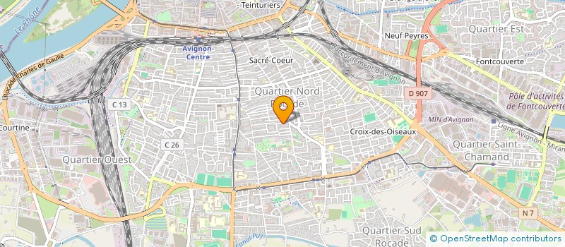 localisation de l'entreprise SOCAUDIT -SOCIETE DE COMMISSARIAT AUX COMPTES ET D'AUDIT à AVIGNON