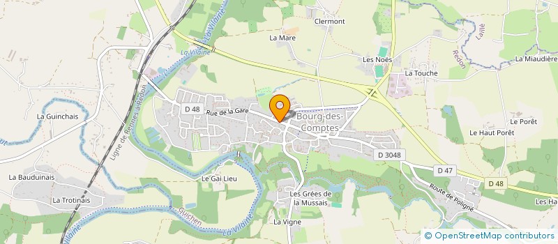 localisation de l'entreprise SOCAVIER  BOURG-DES-COMPTES