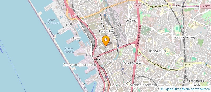 localisation de l'entreprise SOCAVO à MARSEILLE