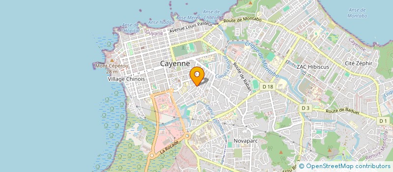 localisation de l'entreprise SOCAYANE  CAYENNE