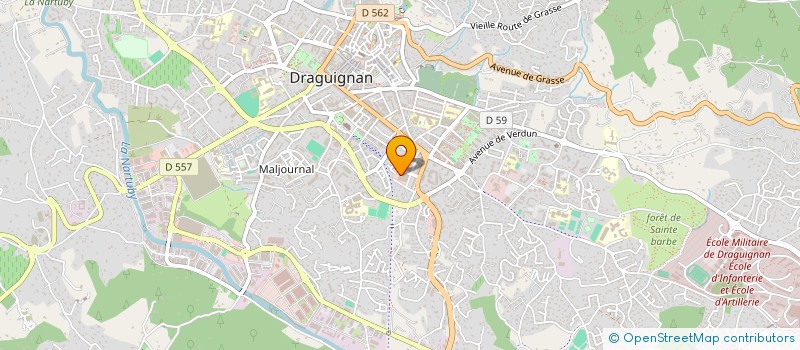 localisation de l'entreprise SOCAZUR SOC CARRELAGES AZUREEN à DRAGUIGNAN