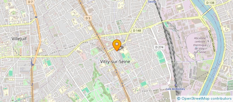 localisation de l'entreprise SOCC SERVICES à VITRY-SUR-SEINE