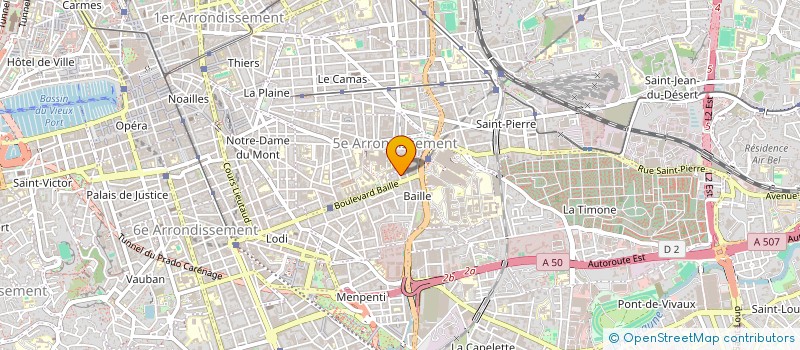 localisation de l'entreprise SOCCA BELLA à MARSEILLE