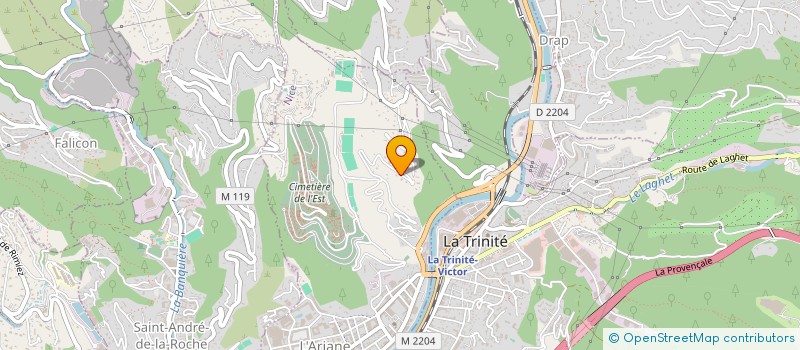 localisation de l'entreprise SOCCA LA BELLA - MAISON DE ZORDO à NICE