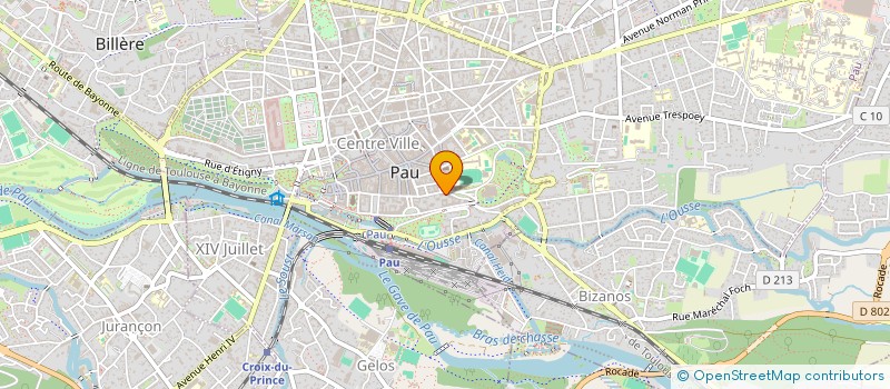 localisation de l'entreprise SOCCAGI à PAU