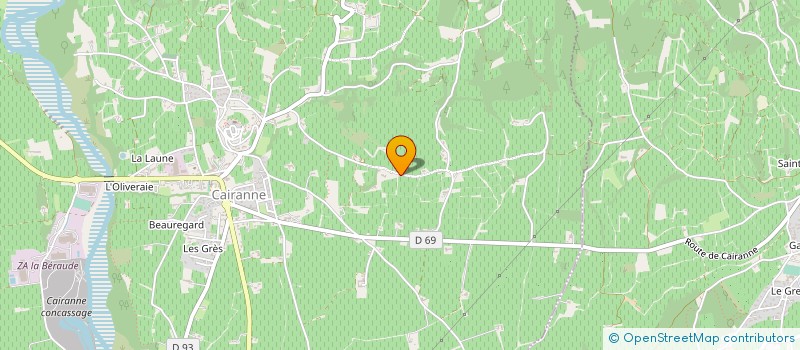 localisation de l'entreprise SOCCAIR  CAIRANNE