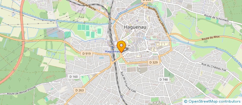 localisation de l'entreprise SOCCAS TELESURVEILLANCE à HAGUENAU