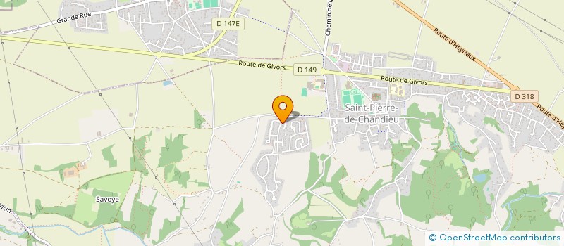localisation de l'entreprise SOCCER PRO CONSEIL à SAINT-PIERRE-DE-CHANDIEU