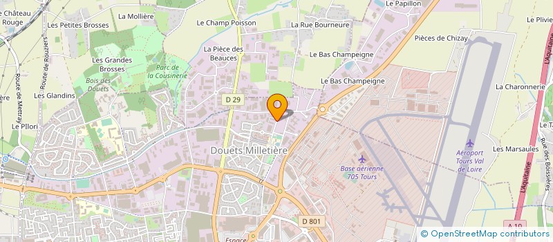 localisation de l'entreprise SOCCER TOURS  TOURS