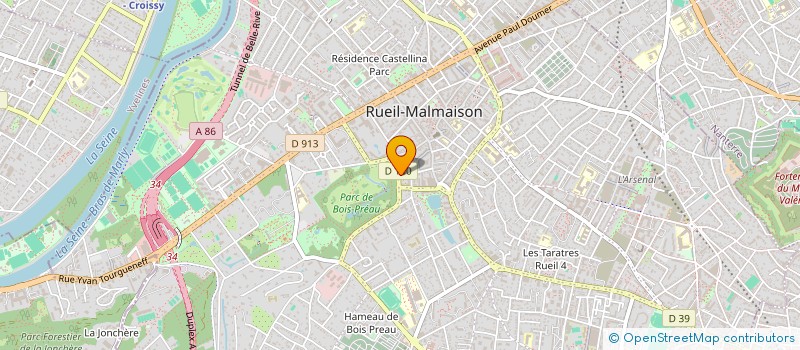 localisation de l'entreprise SOCCERSKILLS à RUEIL-MALMAISON