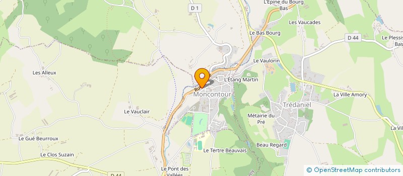 localisation de l'entreprise SOCCIETE RAULT  MONCONTOUR