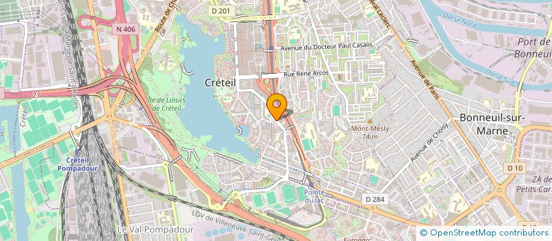 localisation de l'entreprise SOCCODIA à CRETEIL
