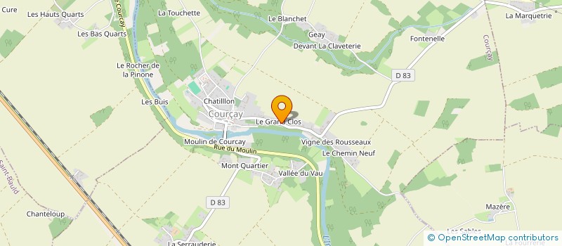 localisation de l'entreprise SOCEDI  COURCAY