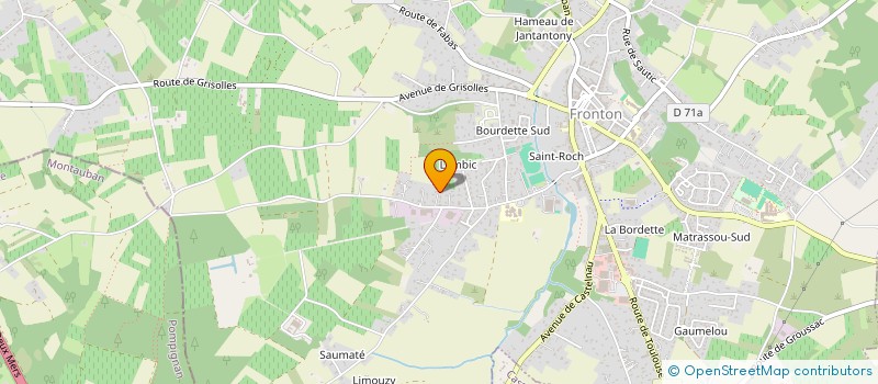 localisation de l'entreprise SOCEFLORIC à FRONTON