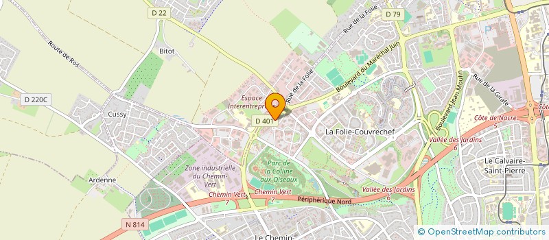 localisation de l'entreprise SOCETE CIVILE O P L à CAEN